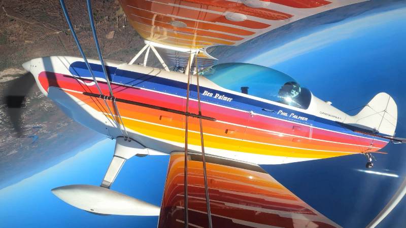 1986/Experimental Home Built/Christen Eagle Canopy of aerobatic biplane Lettering from Phillip P, NH